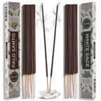 Trumiri Incense Sticks - Combo Pack of 40 Insence-Sticks - 20 Palo Santo + 20 White Sage - Cleansing Insense - Insents - Incents