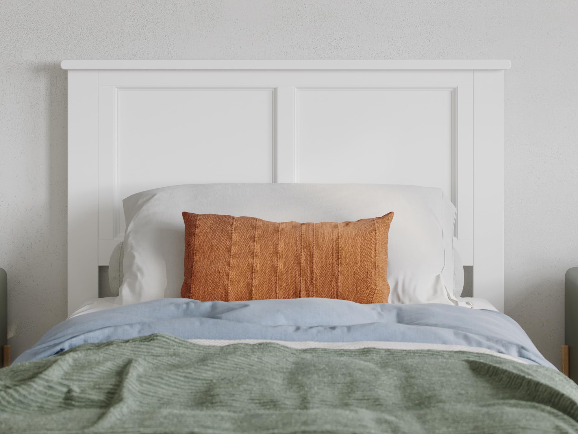 Afi, Charlotte Twin Xl Solid Wood Low Profile Platform Bed, White