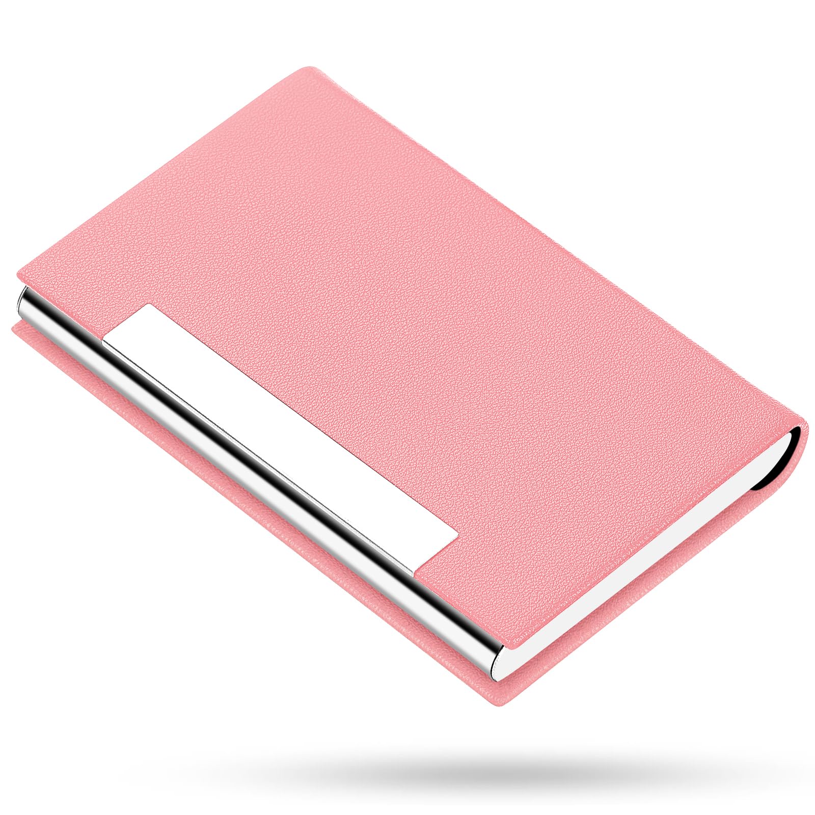 Padike Business Card Holder, Professional Pu Leather & Stainless Steel Multi Card Case,Business Card Holder Wallet Credit Card I