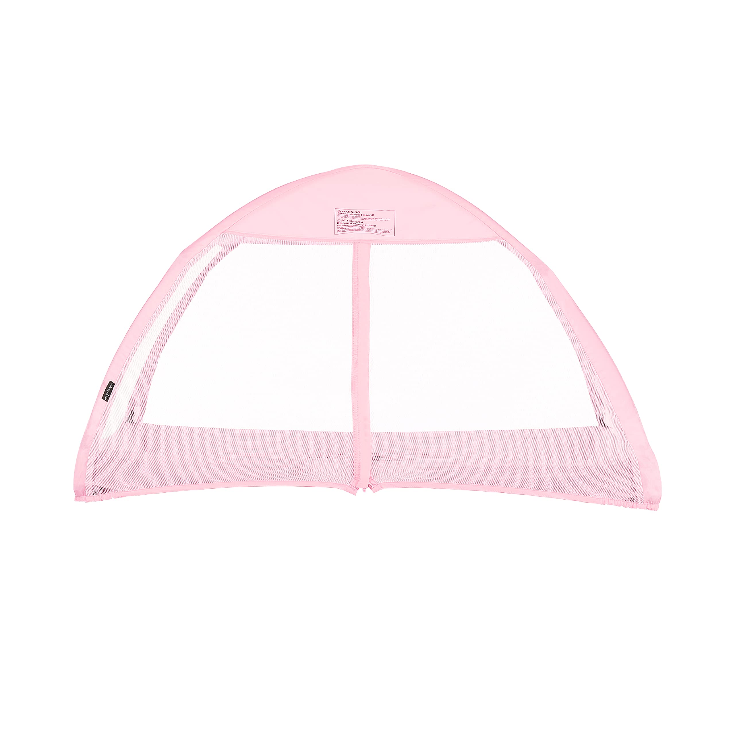 Dream On Me Canopy for Ziggy Playpen Pink/Instant Shade/Attaches Easily/Half Mesh Half Fabric Design/Complete Airflow & Visibili