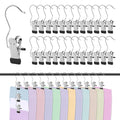 50pcs Legging Organizer for Closet Boot Hangers Clips Portable Pants Hangers for Travel with NonSlip Rubber Coated Space Saving