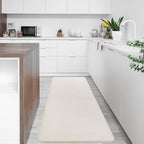 Softlife Washable Runner Rug For Bedroom Living Room Rug, 2X6 Creamy White Soft Fluffy Hallway Runner Rug, Non-Slip Indoor Carpe