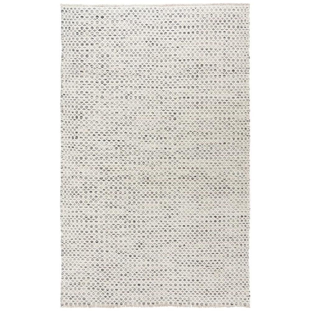 Rizzy Home Alora Decor Monarch 7'6" X 9'6" Basket Weave Gray/Ivory Hand Woven Area Rug