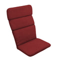 Arden Selections Outdoor Adirondack Or Rocking Chair Cushion, 20 X 17, Rain-Proof, Fade Resistant 17 X 20, Ruby Red Leala