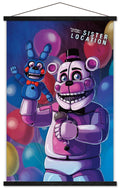 Trends International Five Nights at Freddys: Sister Location - Funtime Freddy Wall Poster, 22.375 x 34, Print and Black Hanger 