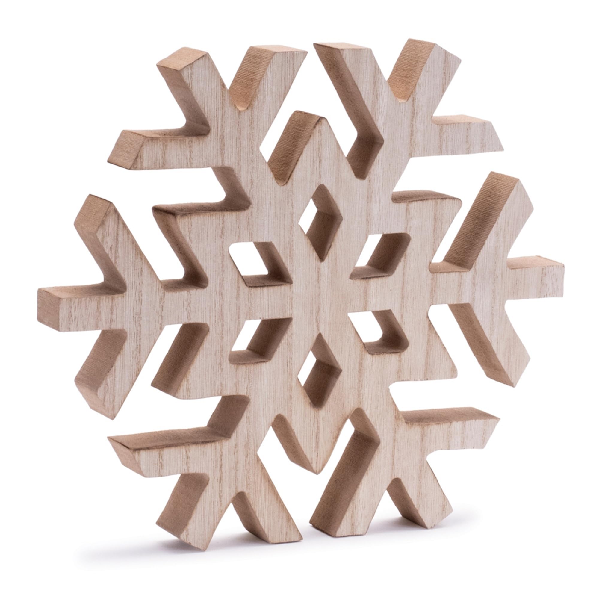 Melrose Snowflake Christmas Tabletop Decorations - 12' - Set of 2