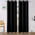 Joydeco Blackout Curtains 84 Inch Length 2 Panels Set, Thermal Insulated Long Curtains& Drapes 2 Burg, Room Darkening Drapes for