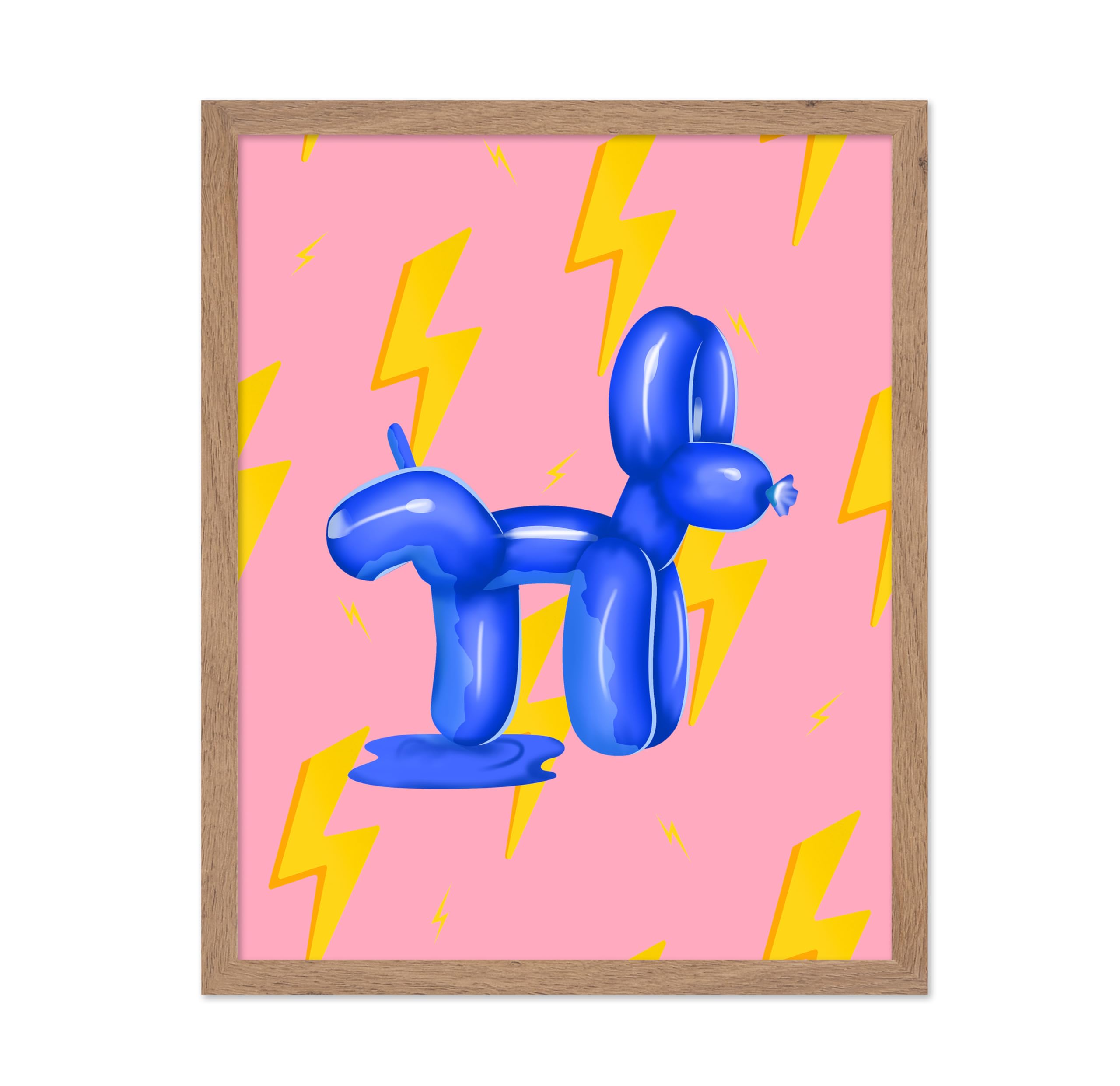 Poster Master Peeing Balloon Dog Poster - Balloon Dog Print - Pop Art - Trendy Art - Modern Art - Funny Bathroom Decor - Guest B