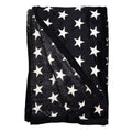 Ajanta Handloom House Flannel Double Blanket |Comforter For Mild Winter | Black