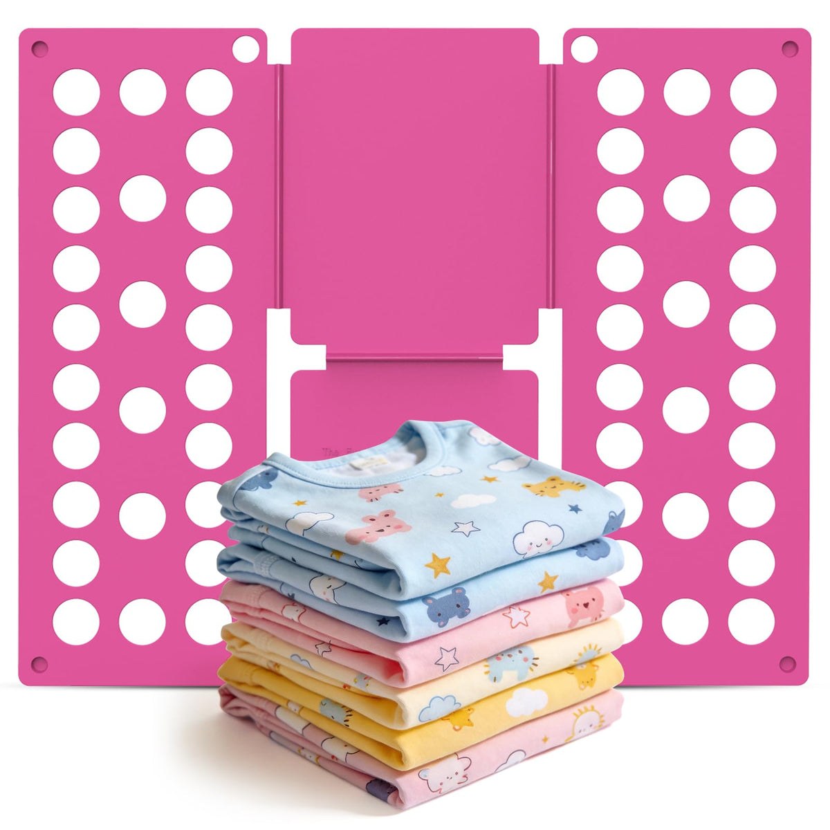 Geniusidea Shirt Folding Board Kids Clothes Folder Laundry Folding Tool