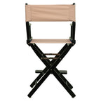 Casual Home 24" Director's Chair Black Frame-with Tan Canvas, Counter Height