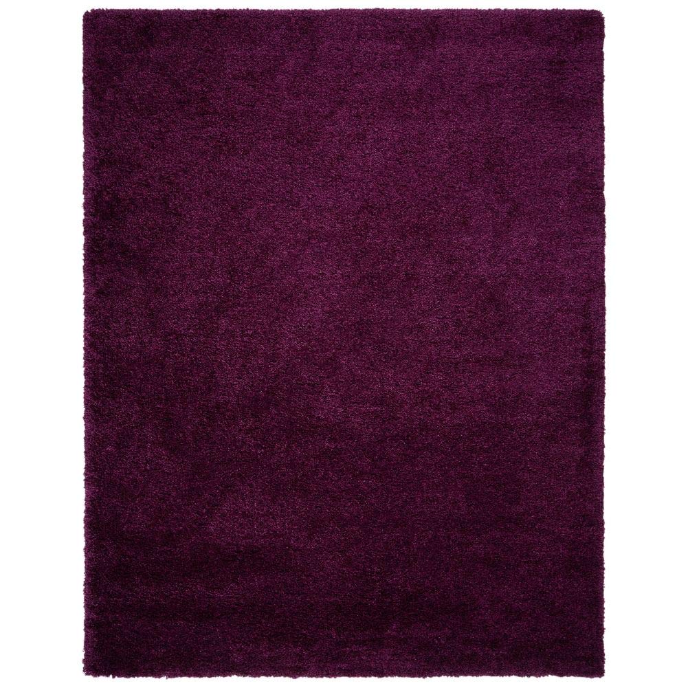 Safavieh California Shag Collection Area Rug - 9'6' X 13', Purple, Non-Shedding & Easy Care, 2-Inch Thick Ideal For High Traffic Areas In Living Room, Bedroom (Sg151-7373)