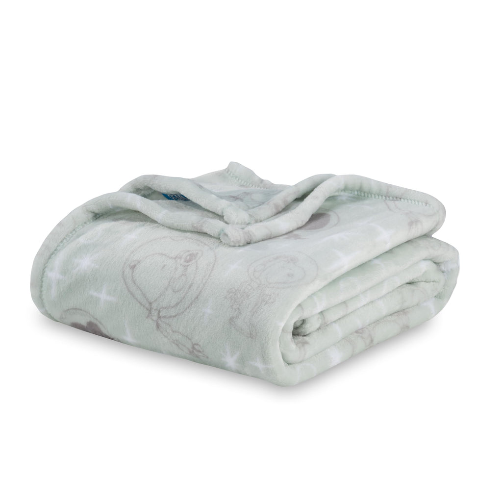 Berkshire Blanket Peanuts Velvetloft Cute Character Snoopy Plush Oversized Kids Throw Blanket, Peanuts Snoopy Outta This World S
