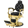 Artist hand Retro Barber Chair Heavy Duty Barber Chairs Vintage Salon Chair Hydraulic Recline Beauty Spa Styling Equipment Round