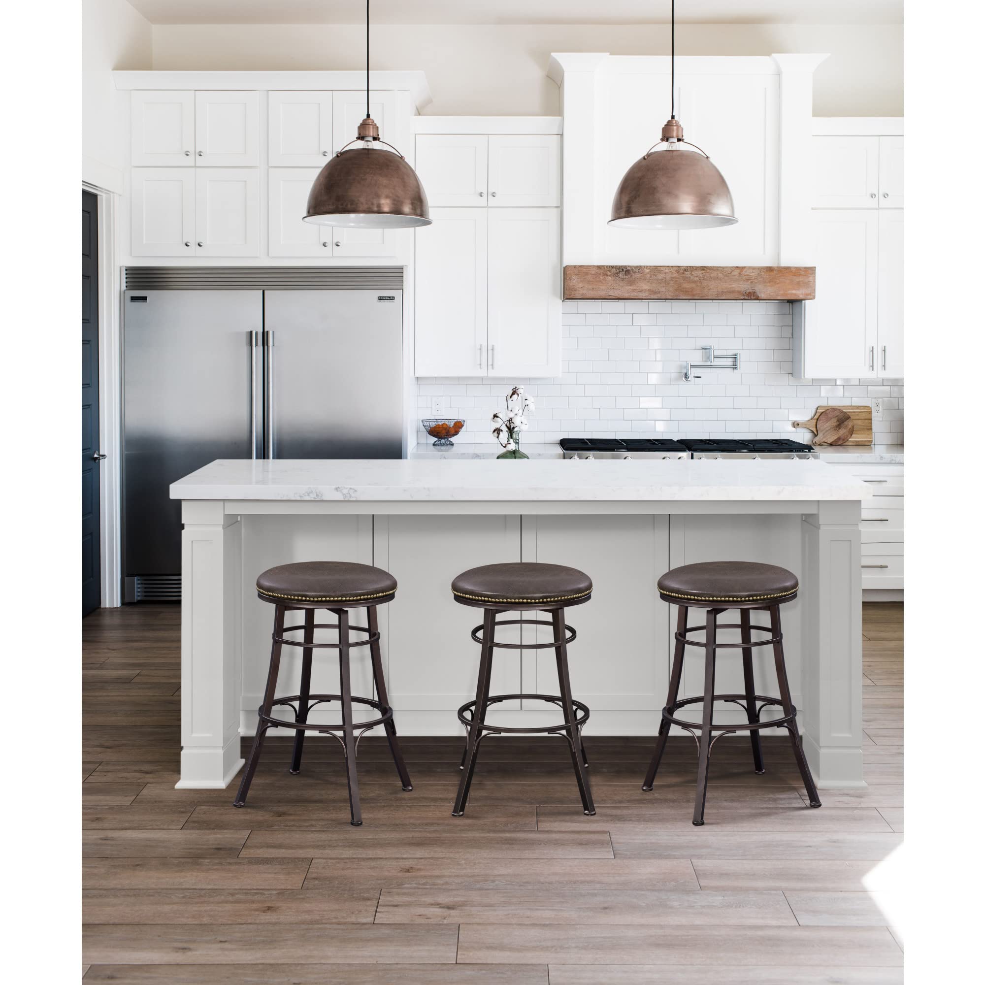 Steve Silver Bali Backless Swivel Bar Stool - Thumbnail 2