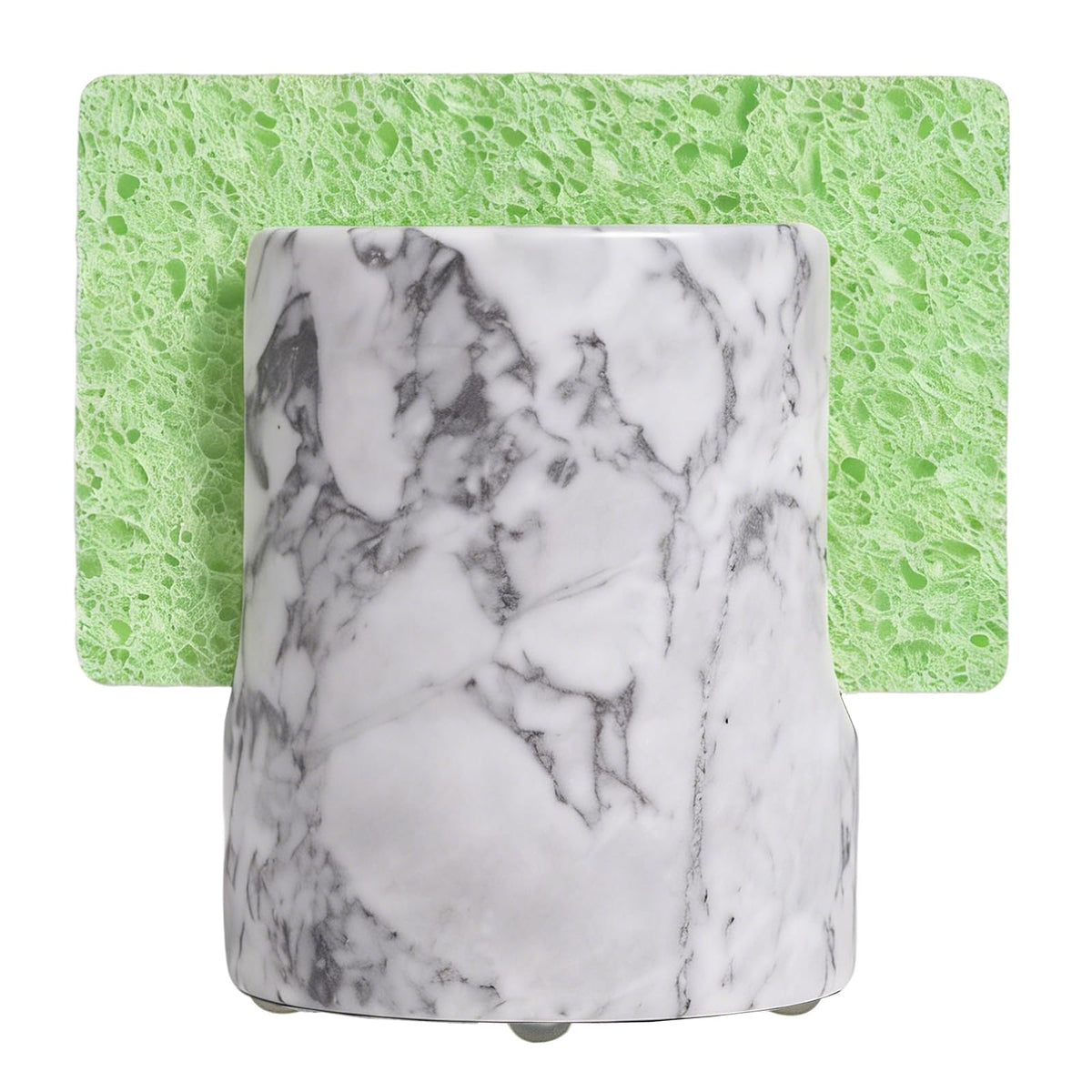EVERBBKING Marble Sponge Holder, Cloudy Gray
