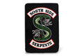 Just Funky Riverdale Southside Serpents Fleece Throw Blanket | Official Riverdale Series Collectible Blanket | Measures 60 X 45