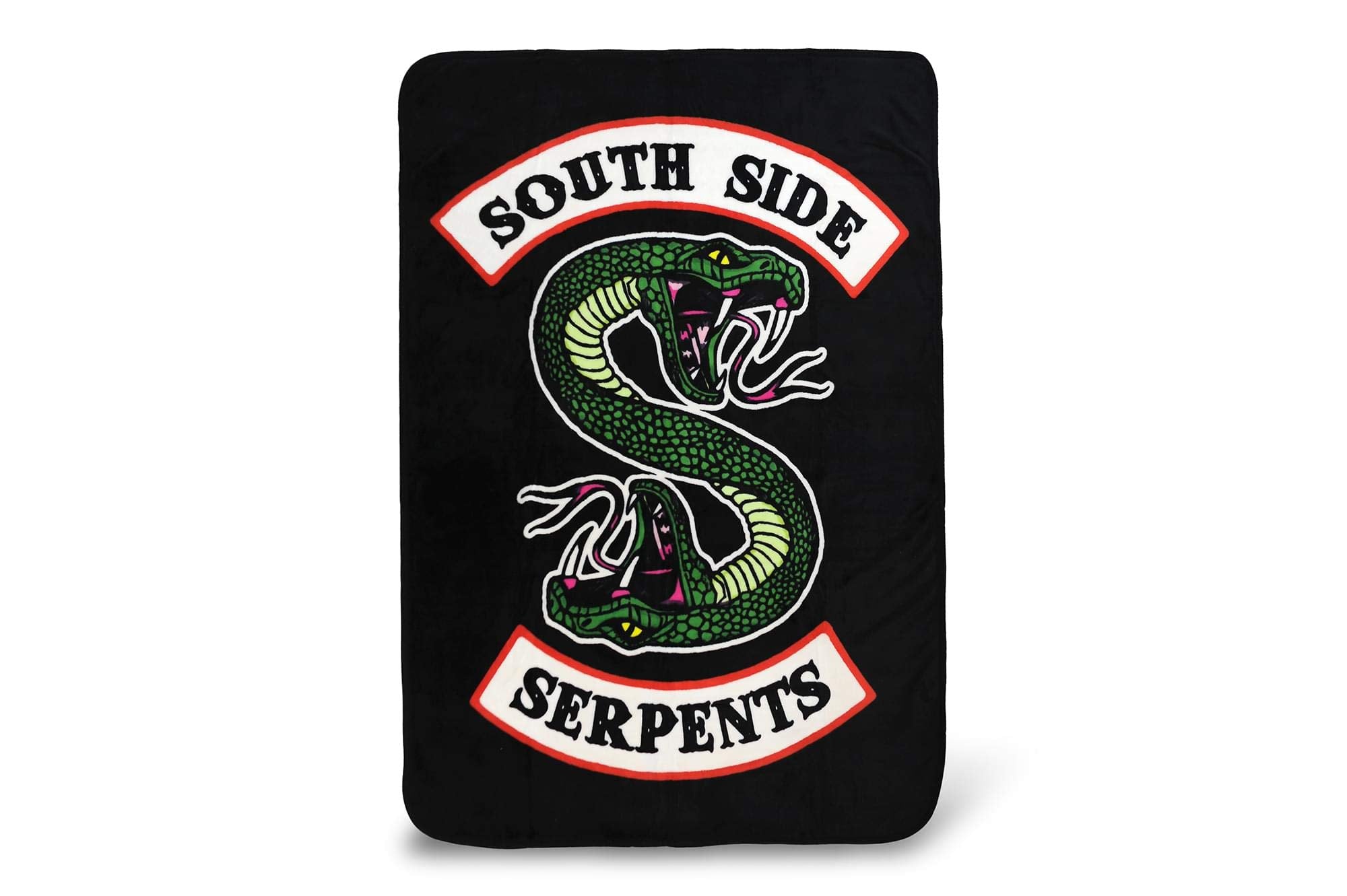 Just Funky Riverdale Southside Serpents Fleece Throw Blanket | Official Riverdale Series Collectible Blanket | Measures 60 X 45