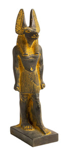 Discoveries Egyptian Imports - Anubis Statue with Brown Finish 7 Tall - Made in Egypt
