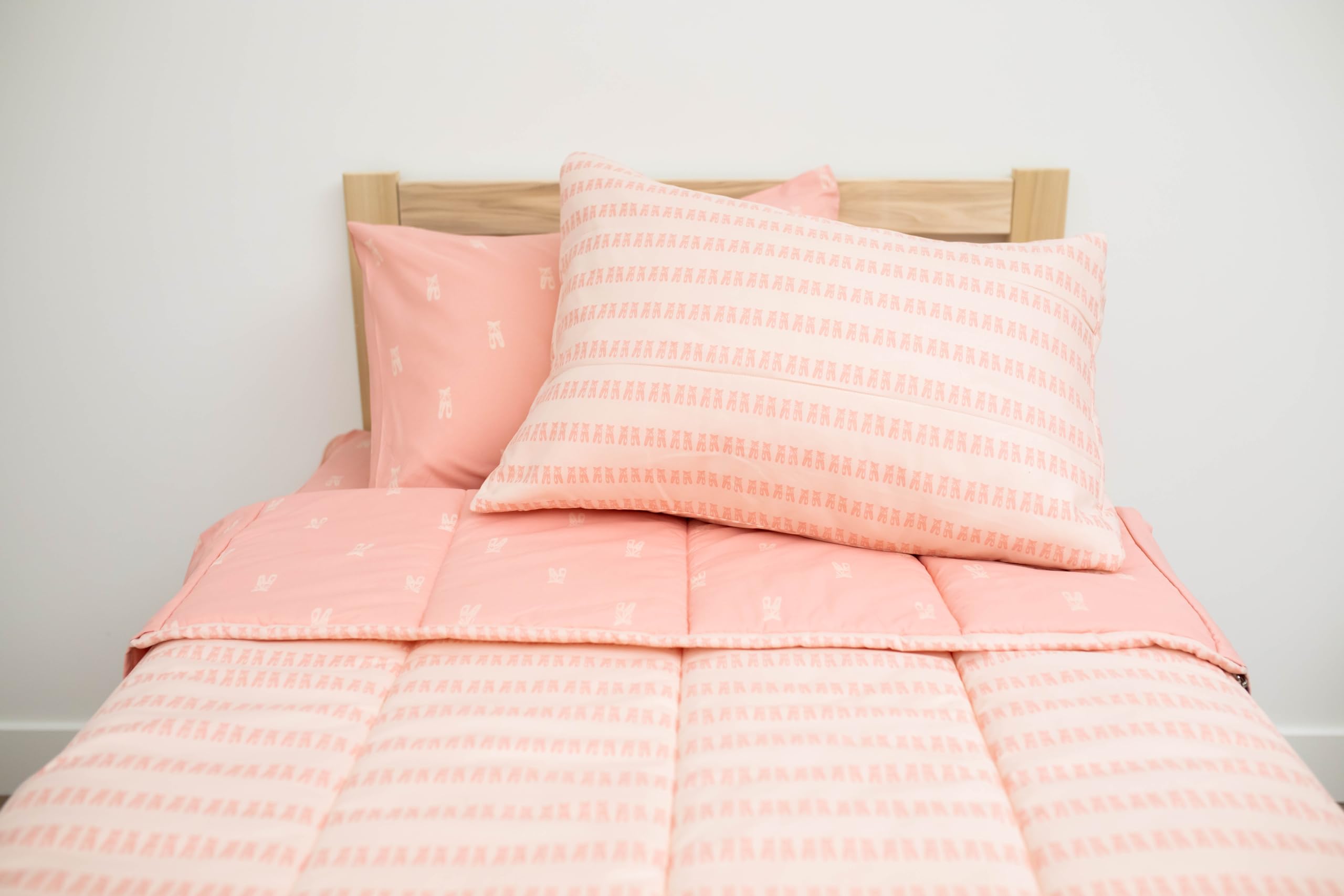 Beddy'S Pink Ballerina Girls Durable Zipper Bedding, Bed In A Bag, Pink Ballet Sheets And Comforter, Easy To Make And Wash, Incl