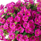 Ivydale Artificial Fake Outdoor Plants Flowers For Spring Summer Decoration, 12 Bundles Faux Silk Uv Sun Resistant Realistic Mor