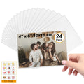 Mingting 24 PCS Magnetic Picture Frames for Refrigerator 4x6, Reusable Magnets Fridge Photo Sleeves for Refrigerator, Locker, Of