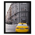 Golden State Art, 20x24 Wooden Picture Frame with Real Glass - Wall Mounting (Black)