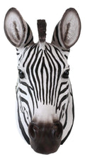Ebros Madagascar Safari Zebra Horse Bust Wall Decor Savanna Grassland Wildlife Wall Mount Sculpture Plaque 9.5'' Tall