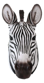 Ebros Madagascar Safari Zebra Horse Bust Wall Decor Savanna Grassland Wildlife Wall Mount Sculpture Plaque 9.5'' Tall