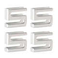 Alera ALE Wire Shelving S Hooks, Metal, Silver (Pack of 4 Hooks)