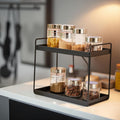 Ivaza Iron 2Tier Countertop Multipurposeorganizer|Tiered Shelf Storage Rack, Counter Top Organiser Storage Shelf For Home Kitch