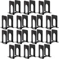 Happyhapi Bookends For Shelves, 28Pcs Metal Bookends, Book Ends For Heavy Books Holders For Office Home Library Book Ends Suppor
