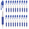 Simply Genius Ballpoint Pens In Bulk - 20 Pack Retractable Office Pens - Great For Schools, Notebooks, Journals & More - Comfort