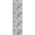 Seabreeze Sz4 Gray Coastal Rug Runner 2' 3" X 7 ' 6"