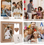 Romantic Couples Picture Frames Anniversary Birthday Gifts For Her Girlfriend Graduation Gifts For Him Boyfriend, Wedding Gifts