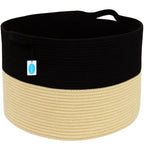 Casaphoria Xxxlarge Cotton Rope Basket Woven Laundry Basket Blanket Basket Basket With Handle Comforter Cushions Storage Bin Thr