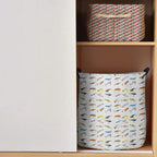 17-Inch Laundry Hamper Foldable Laundry Basket, Seaside Fishing Waterproof Clothes Hamper For Bathroom Bedroom Living Room, Vari