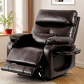 Dual Motor Power Lift Recliner Chair For Adult & Elderly, Infinite Position Lay Flat Lift Chair With Heat & Massage, Cup Holder,