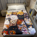 40' X 50' Blanket Comfort Warmth Soft Plush Throw For Couch Cute Cats Breed Collage Pet
