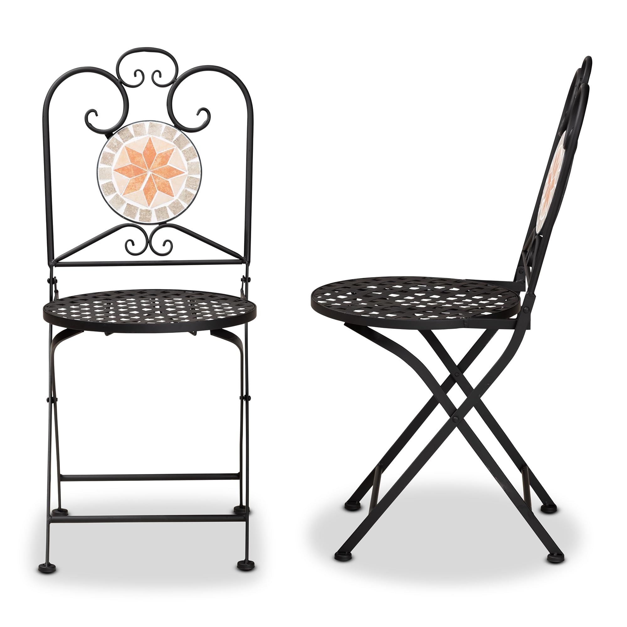 Baxton Studio Santina Outdoor Dining Chair