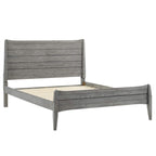 Modway Georgia Queen Wood Platform Bed In Gray