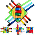 Teytoy Sensory Buckle Pillow Toys For Toddlers,Travel Toys For Toddlers 1-3 Learning Fine Motor Skill & Problem Solving,Montesso