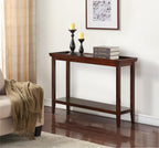 Convenience Concepts Ledgewood Console Table with Shelf, Espresso