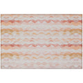 Seabreeze Sz16 Orange Coastal Rug Rectangle 9' X 12'