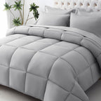 Jollyvogue Full Size Comforter Set, Ultra-Soft Full Size Bed Set, Full Comforter Sets, 7-Piece Bed In A Bag, Goose Down Alternat