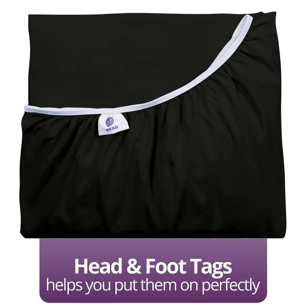 Queen Fitted Sheet Only - Real [16-Inch] Extra Deep Pocket Queen Size Fitted Sheet - Perfectly-Fit Fitted Sheet For 14   -18