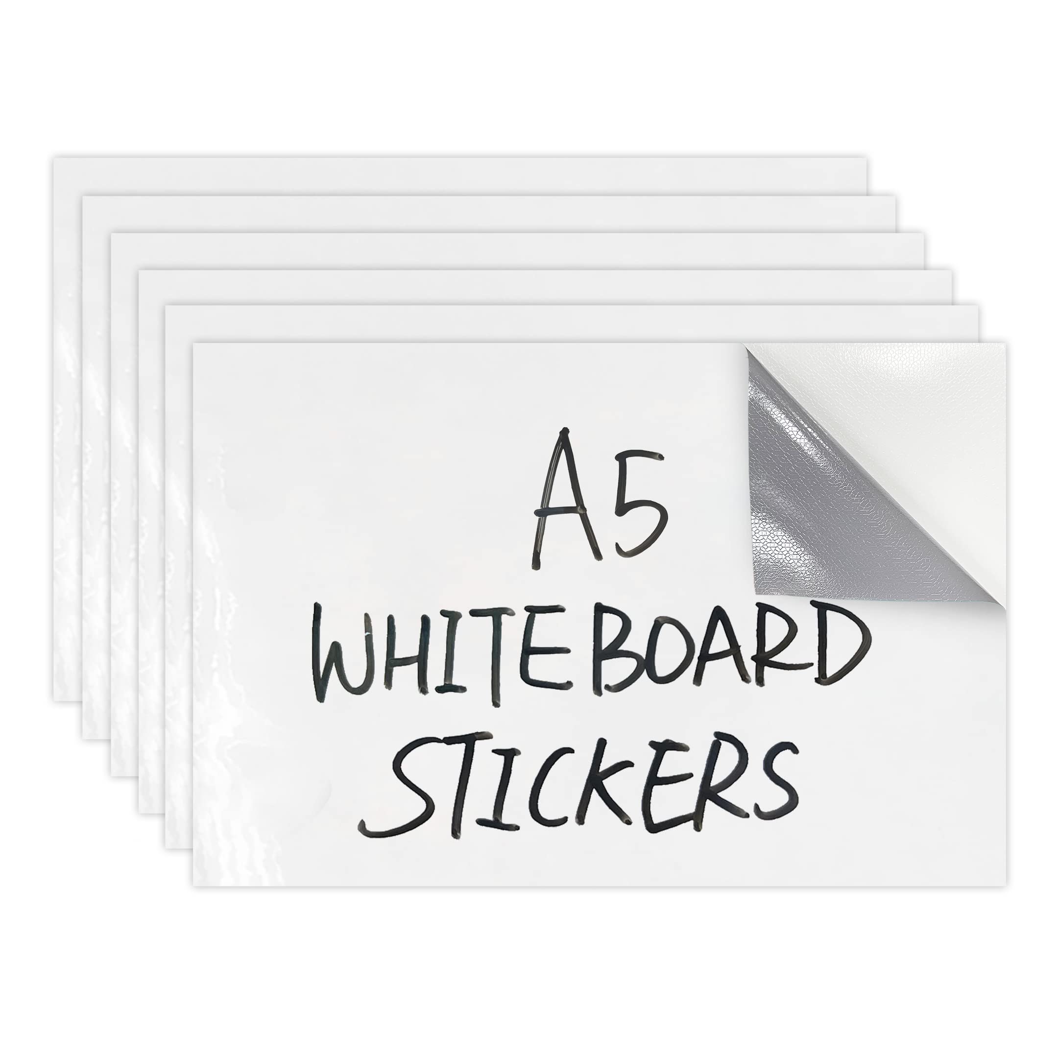Dry Erase Board Sticker- Whiteboard Stickers-5.82'X8.27' Removable Dry Erase Sheets- Fridge Magnetic Paper Alternatives For De