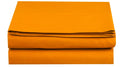 Luxury Fitted Sheet On Amazon Elegant Comfort Wrinkle-Free 1500 Thread Count Egyptian Quality 1-Piece Fitted Sheet, Full Size, Vibrant Orange