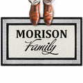 My Sign Center Door Mat, Personalized Doormat, Custom Family Mat For Front Door, Indoor/Outdoor, Housewarming Gift, Heavy Duty S