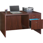Lorell LLR69902 Pedestal Desk Shell, Mahogany